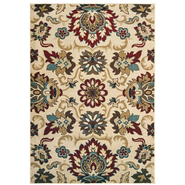 Oriental Weavers Laurel Indoor Area Rug - Elegant Machine-woven Design In Rich Colors And Gold Frieze Yarn Accents Ivory,Multi Polypropylene L3357m160213in