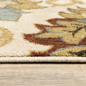 Oriental Weavers Laurel Indoor Area Rug - Elegant Machine-woven Design In Rich Colors And Gold Frieze Yarn Accents Ivory,Multi Polypropylene L3357m160213in