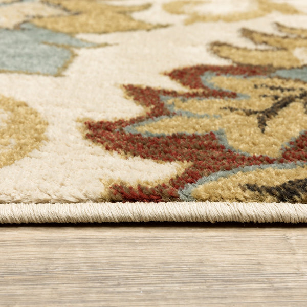 Oriental Weavers Laurel Indoor Area Rug - Elegant Machine-woven Design In Rich Colors And Gold Frieze Yarn Accents Ivory,Multi Polypropylene L3357m160213in