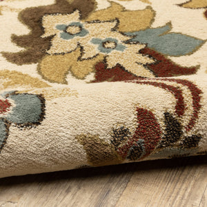 Oriental Weavers Laurel Indoor Area Rug - Elegant Machine-woven Design In Rich Colors And Gold Frieze Yarn Accents Ivory,Multi Polypropylene L3357m160213in