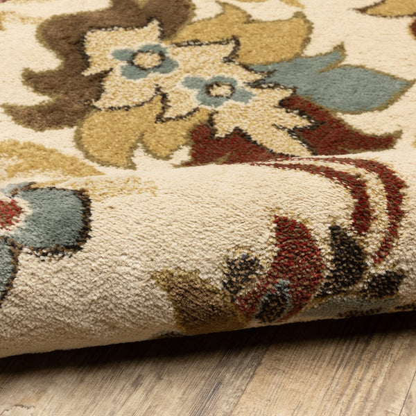 Oriental Weavers Laurel Indoor Area Rug - Elegant Machine-woven Design In Rich Colors And Gold Frieze Yarn Accents Ivory,Multi Polypropylene L3357m160213in