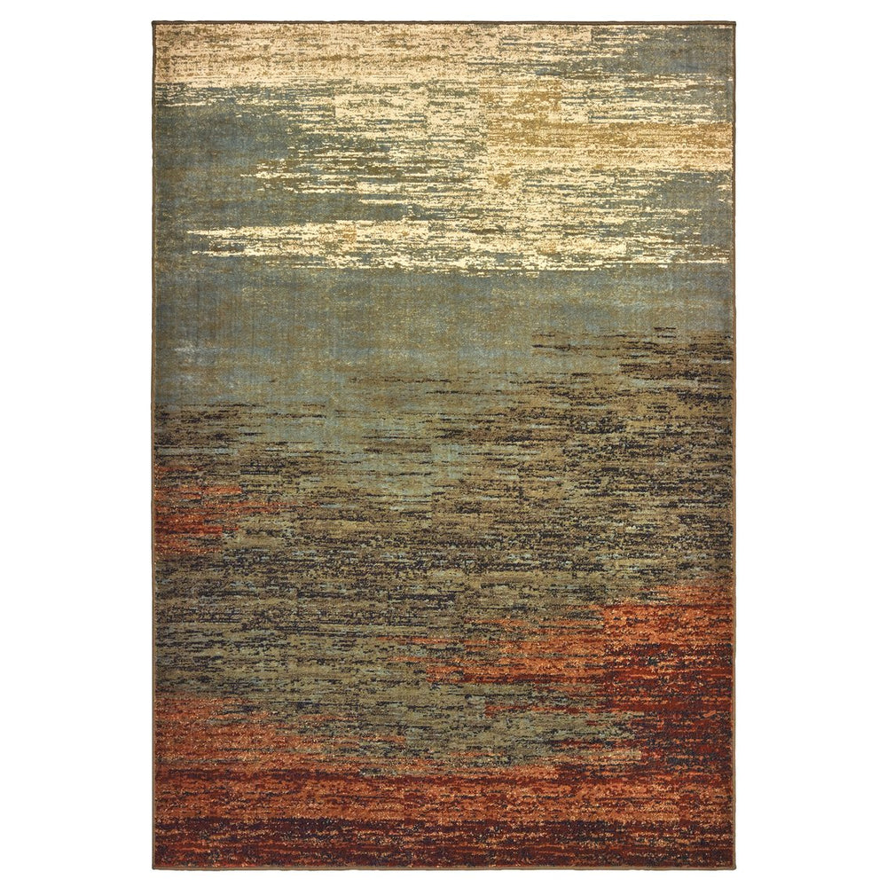 Oriental Weavers Laurel Indoor Area Rug - Soft Polypropylene, Rich Colors & Elegant Designs For Stylish Spaces Blue,Brown Polypropylene L3504h160213in