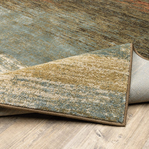 Oriental Weavers Laurel Indoor Area Rug - Soft Polypropylene, Rich Colors & Elegant Designs For Stylish Spaces Blue,Brown Polypropylene L3504h160213in