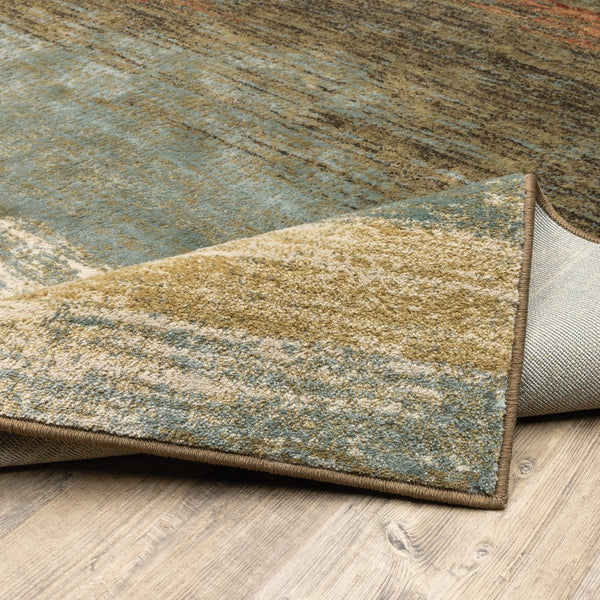 Oriental Weavers Laurel Indoor Area Rug - Soft Polypropylene, Rich Colors & Elegant Designs For Stylish Spaces Blue,Brown Polypropylene L3504h160213in
