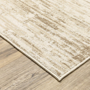 Oriental Weavers Lauren Distressed Traditional Polyester Area Rug with Soft High-low Pile for Living Rooms 3'3"x5' LLRN01100152ST