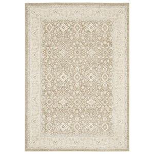 Oriental Weavers Lauren Vintage Distressed Polyester Area Rug with High-low Pile for Modern Living Rooms 6'7"x9'6" LLRN02200290ST