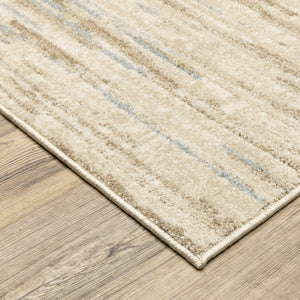 Oriental Weavers Lauren Distressed Vintage Polyester Area Rug Soft High-low Pile for Living Rooms and Bedrooms 9'10"x12'6" LLRN04300380ST