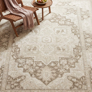 Oriental Weavers Lauren Distressed Vintage Runner Rug Soft Polyester High-low Pile Neutral Tones LLRN06066213ST