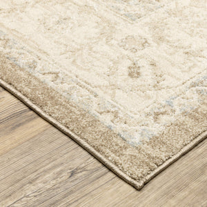 Oriental Weavers Lauren Vintage Distressed Traditional Polyester Area Rug with Soft High-low Pile for Any Room 9'10"x12'6" LLRN09300380ST