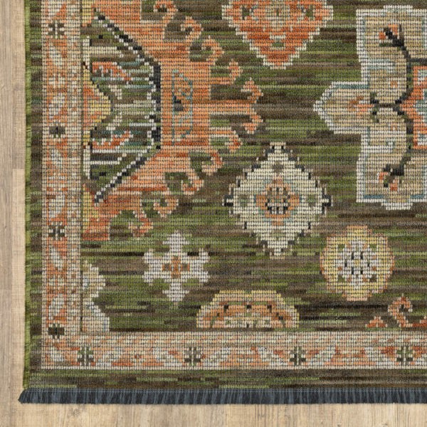 Oriental Weavers Legacy Axminster Woven Wool Nylon Runner Rug with Medallion and Palmette Design LLGY02078305ST