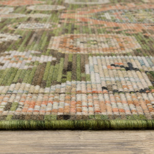 Oriental Weavers Legacy Old World Medallion Wool Nylon Area Rug Axminster Woven with Fringe for Living Room 6'7" x 9'6" LLGY02200290ST