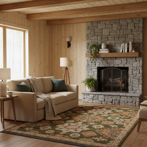 Oriental Weavers Legacy Axminster Woven Wool Nylon Runner Rug with Medallion and Palmette Design LLGY02078305ST