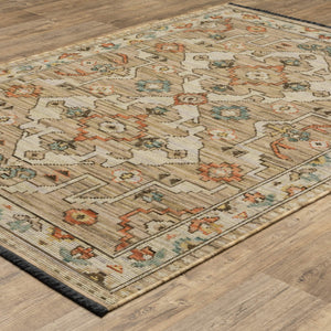 Oriental Weavers Legacy Axminster Woven Wool Nylon Area Rug with Medallion Design for Traditional Living Rooms 2' x 3' LLGY08060090ST
