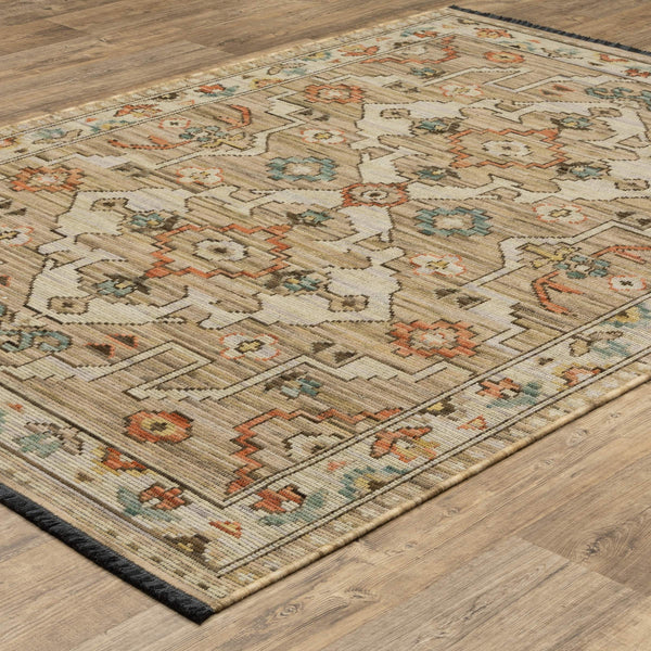 Oriental Weavers Legacy Axminster Woven Wool Nylon Area Rug with Medallion Design for Traditional Living Rooms 2' x 3' LLGY08060090ST