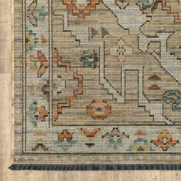 Oriental Weavers Legacy Axminster Wool Nylon Runner Rug Medallion Border Traditional Indoor Accent LLGY08078305ST