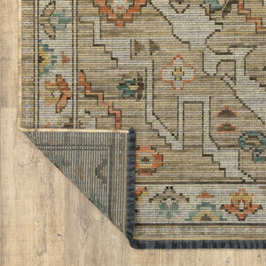 Oriental Weavers Legacy Axminster Woven Wool Nylon Area Rug with Medallion Design for Traditional Living Rooms 2' x 3' LLGY08060090ST