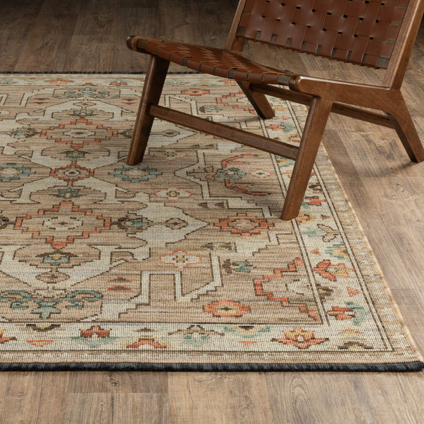 Oriental Weavers Legacy Axminster Woven Wool Nylon Area Rug with Medallion Design for Traditional Living Rooms 2' x 3' LLGY08060090ST