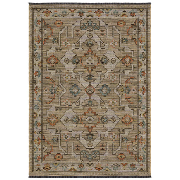 Oriental Weavers Legacy Axminster Wool Nylon Runner Rug Medallion Border Traditional Indoor Accent LLGY08078305ST