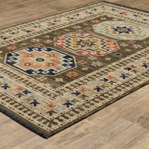 Oriental Weavers Legacy Axminster Woven Wool Nylon Area Rug with Jewel Tone Medallion Design for Any Room 9'10" x 12'10" LLGY09300390ST
