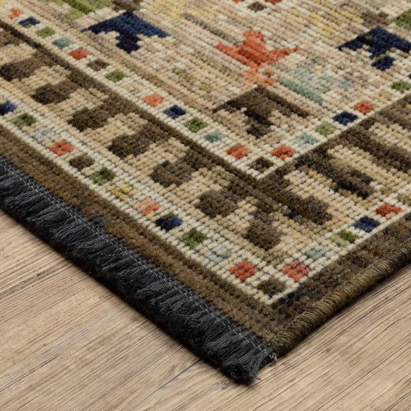 Oriental Weavers Legacy Axminster Woven Wool Nylon Area Rug with Jewel Tone Medallion Design for Any Room 9'10" x 12'10" LLGY09300390ST
