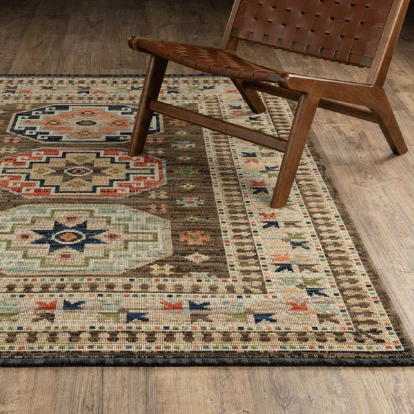 Oriental Weavers Legacy Axminster Wool Nylon Runner Rug with Medallion Design for Living Areas LLGY09078305ST