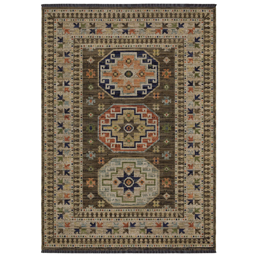 Oriental Weavers Legacy Axminster Wool Nylon Runner Rug with Medallion Design for Living Areas LLGY09078305ST