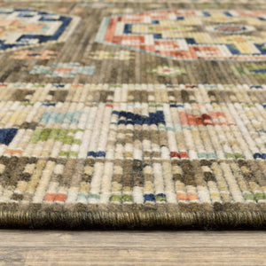Oriental Weavers Legacy Axminster Wool Nylon Runner Rug with Medallion Design for Living Areas LLGY09078305ST