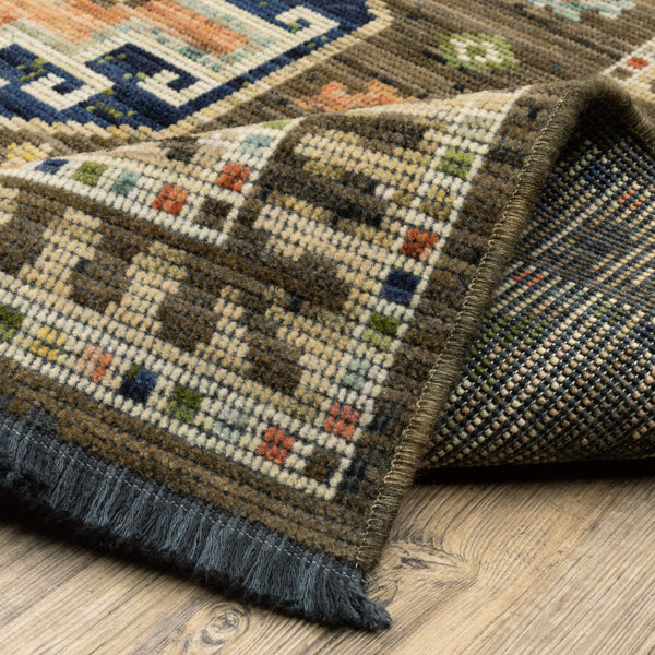 Oriental Weavers Legacy Axminster Woven Wool Nylon Area Rug with Jewel Tone Medallion Design for Any Room 9'10" x 12'10" LLGY09300390ST