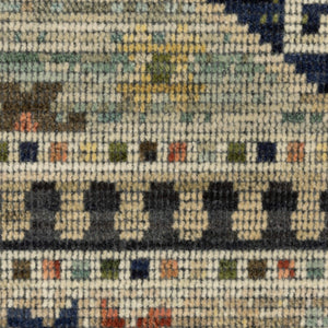 Oriental Weavers Legacy Axminster Wool Nylon Area Rug with Medallion Design and Jewel Tone Fringe for Living Room 3'3" x 5' LLGY10100152ST