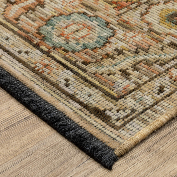 Oriental Weavers Legacy Axminster Wool Nylon Runner Rug Medallion Botanical Border Transitional Accent LLGY11078305ST