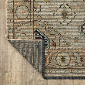 Oriental Weavers Legacy Axminster Wool Nylon Runner Rug Medallion Botanical Border Transitional Accent LLGY11078305ST
