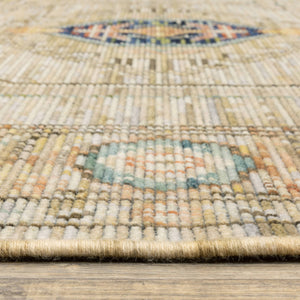 Oriental Weavers Legacy Axminster Woven Wool Blend Area Rug Medallion Botanical Border Transitional Living Room 7'10" x 10'10" LLGY11240330ST