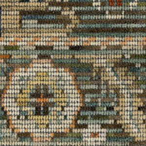 Oriental Weavers Legacy Axminster Wool Blend Runner Rug with Medallion Botanical Border and Fringe LLGY12078305ST