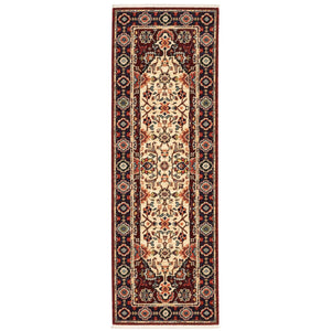 Oriental Weavers Lilihan 1802w Indoor Area Rug - Exquisite Persian Design With Bohemian Flair For Any Space Red,Ivory Wool L1802w060190st