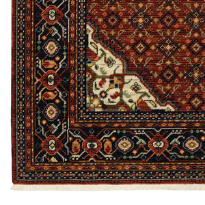 Oriental Weavers Lilihan Indoor Area Rug - Persian-inspired Wool Design With Bohemian Flair For Any Space Red,Blue Wool L001c6100153st