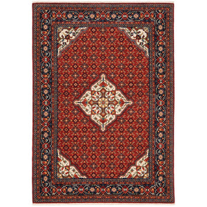 Oriental Weavers Lilihan Indoor Area Rug - Persian-inspired Wool Design With Bohemian Flair For Any Space Red,Blue Wool L001c6100153st