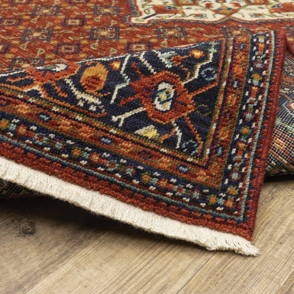 Oriental Weavers Lilihan Indoor Area Rug - Persian-inspired Wool Design With Bohemian Flair For Any Space Red,Blue Wool L001c6100153st