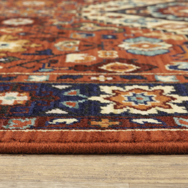 Oriental Weavers Lilihan Indoor Area Rug - Exquisite Persian Design With Bohemian Flair, Perfect For Any Space Red,Blue Wool L2061v060190st