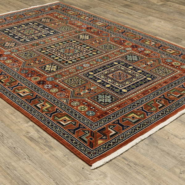 Oriental Weavers Lilihan Indoor Area Rug - Persian-inspired Bohemian Design In Luxurious Space Dyed Wool For Any Room Red,Multi Wool L002c6060092st