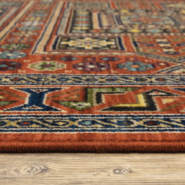Oriental Weavers Lilihan Indoor Area Rug - Persian-inspired Bohemian Design In Luxurious Space Dyed Wool For Any Room Red,Multi Wool L002c6060092st