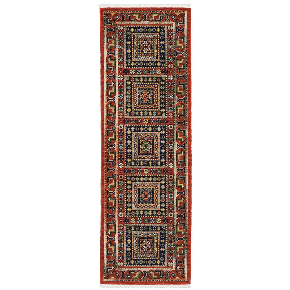 Oriental Weavers Lilihan Indoor Area Rug - Persian-inspired Bohemian Design In Luxurious Space Dyed Wool For Any Room Red,Multi Wool L002c6060190st
