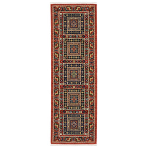 Oriental Weavers Lilihan Indoor Area Rug - Persian-inspired Bohemian Design In Luxurious Space Dyed Wool For Any Room Red,Multi Wool L002c6060190st