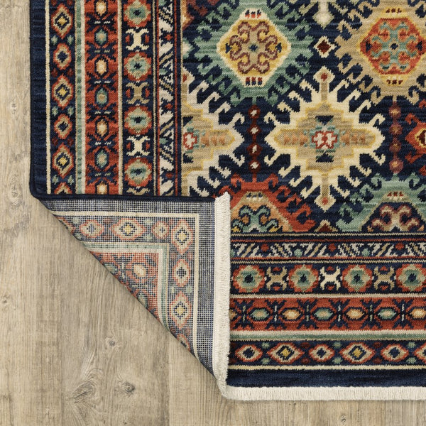 Oriental Weavers Lilihan Indoor Area Rug - Exquisite Persian Design With Bohemian Flair For Any Home Decor Style Navy,Multi Wool L003b6060190st