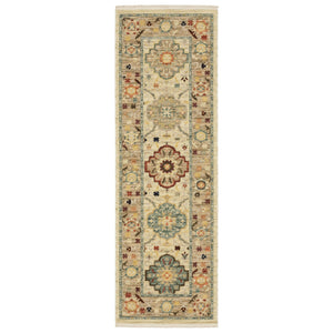 Oriental Weavers Lilihan Indoor Area Rug - Exquisite Persian Design With Bohemian Flair For Any Home Decor Style Beige,Multi Wool L4601w060190st