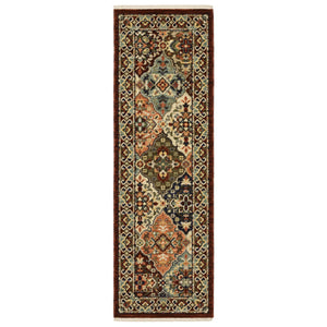 Oriental Weavers Lilihan Indoor Area Rug - Elegant Persian-inspired Design With Bohemian Flair For Versatile Decor Red,Multi Wool L050x6060190st