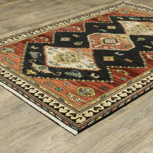 Oriental Weavers Lilihan Indoor Area Rug - Exquisite Persian-inspired Design With Bohemian Flair For Any Space Charcoal,Multi Wool L051k6060092st