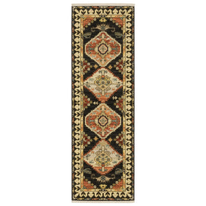 Oriental Weavers Lilihan Indoor Area Rug - Exquisite Persian-inspired Design With Bohemian Flair For Any Space Charcoal,Multi Wool L051k6060190st