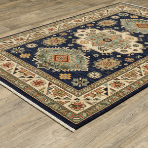 Oriental Weavers Lilihan Indoor Area Rug - Timeless Persian Design With Bohemian Flair For Versatile Home Decor Navy,Multi Wool L532b6100153st