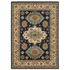 Oriental Weavers Lilihan Indoor Area Rug - Timeless Persian Design With Bohemian Flair For Versatile Home Decor Navy,Multi Wool L532b6100153st
