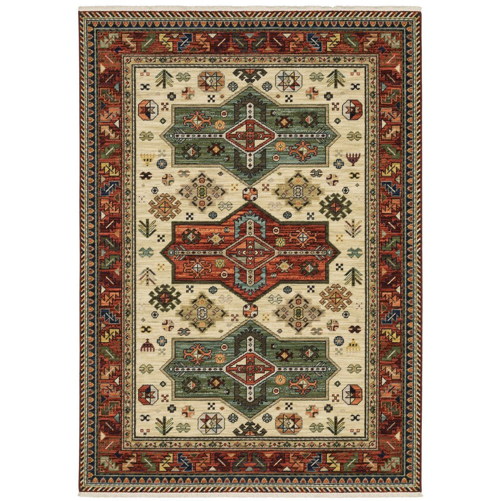 Oriental Weavers Lilihan Indoor Area Rug - Exquisite Persian Design With Bohemian Flair For Versatile Home Decor Red,Multi Wool L8022r100153st